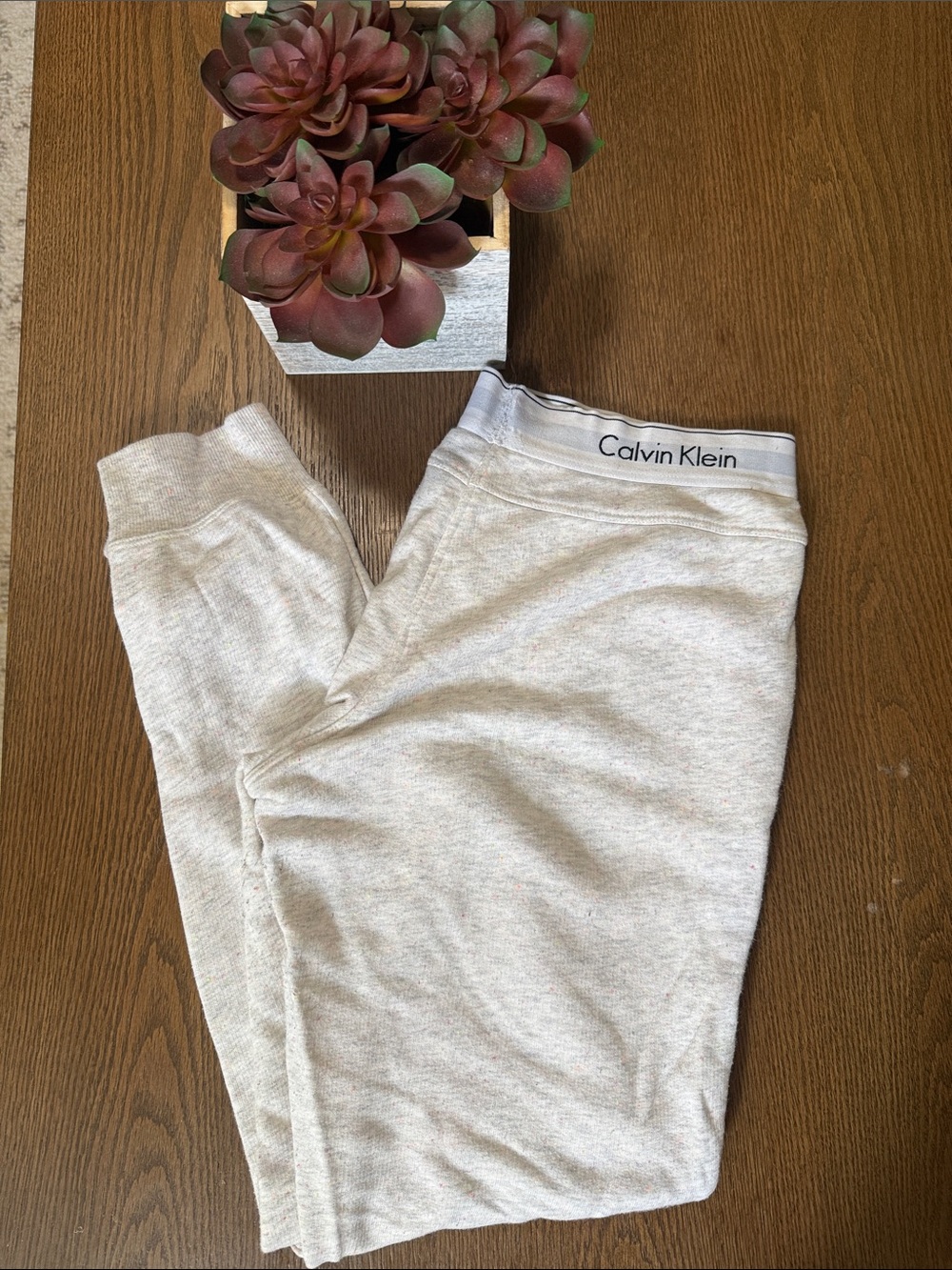 Calvin Klein Oatmeal Cream Jogger Pants